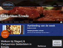 Tablet Screenshot of ermelo.slagerijgelderblom.nl