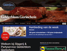 Tablet Screenshot of gorinchem.slagerijgelderblom.nl